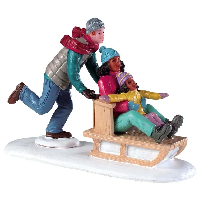 lemax-family-snow-day-miniatur-figur-vail-village image 1