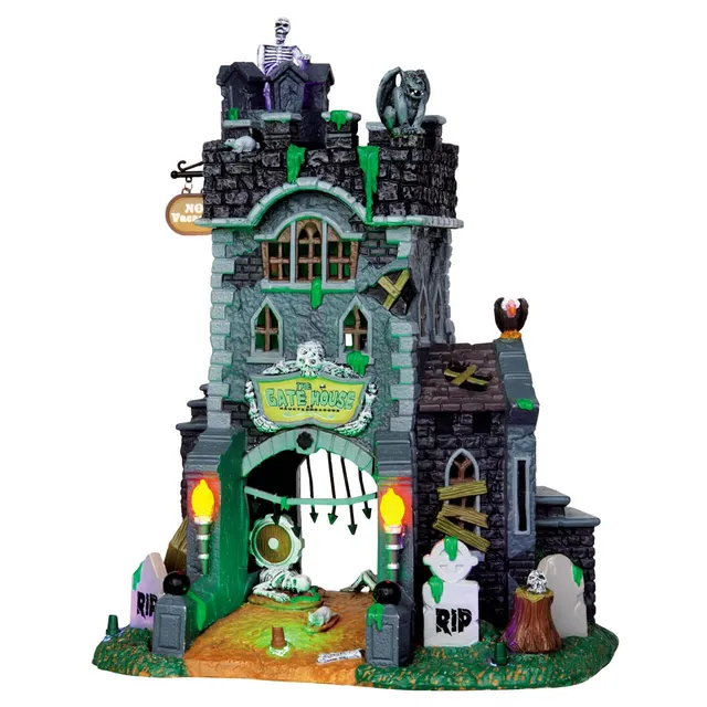 lemax-the-gate-house-at-haunted-meadows-spooky-town-geb-ude image 1