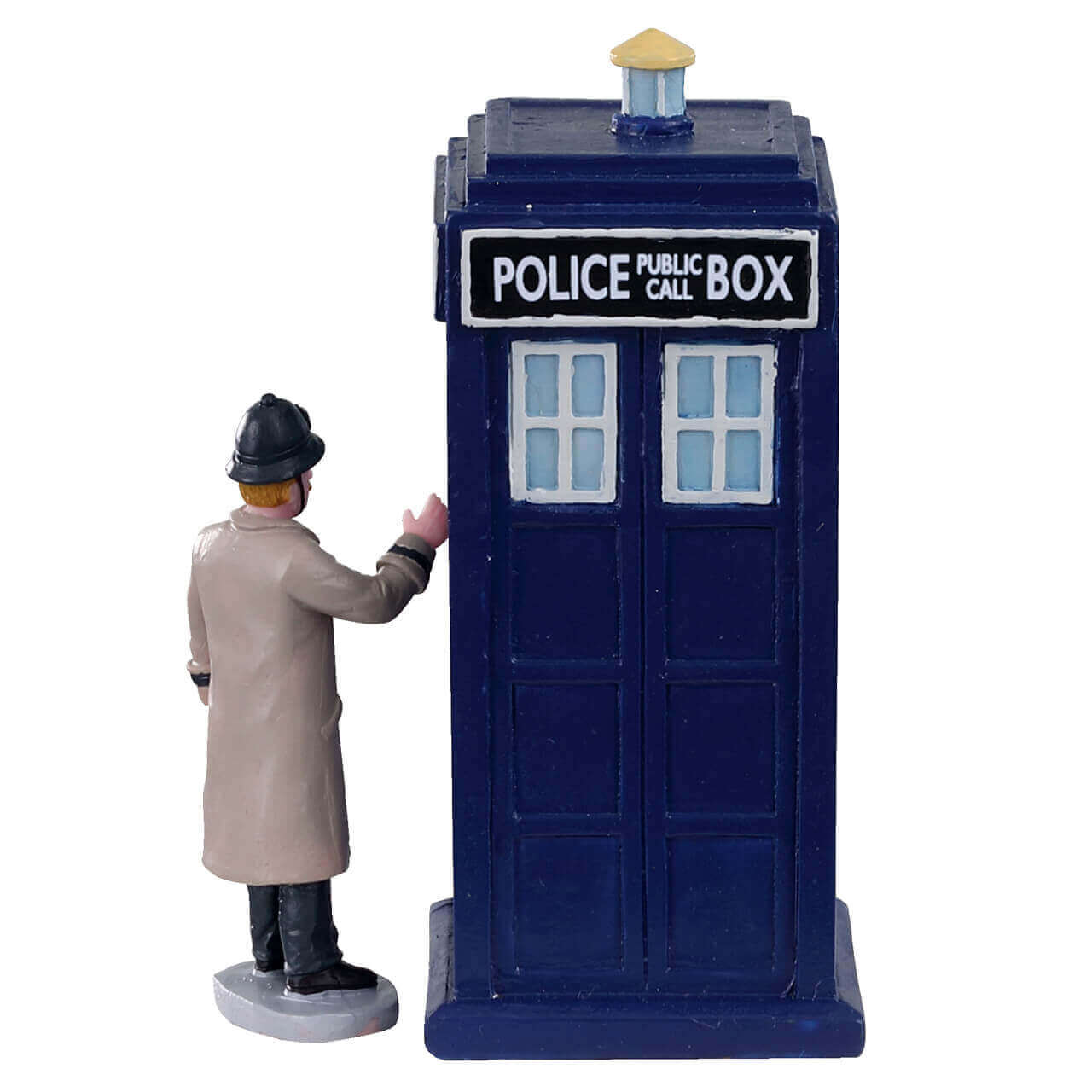 lemax-police-call-box-caddington-figur image 3