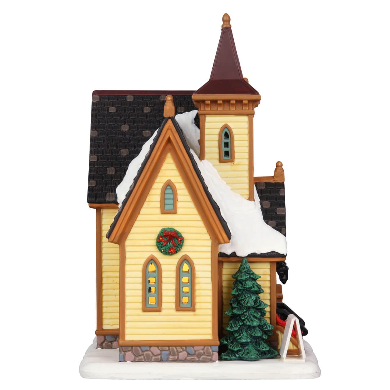 lemax-church-potluck-supper-weihnachtsdorf-haus image 3