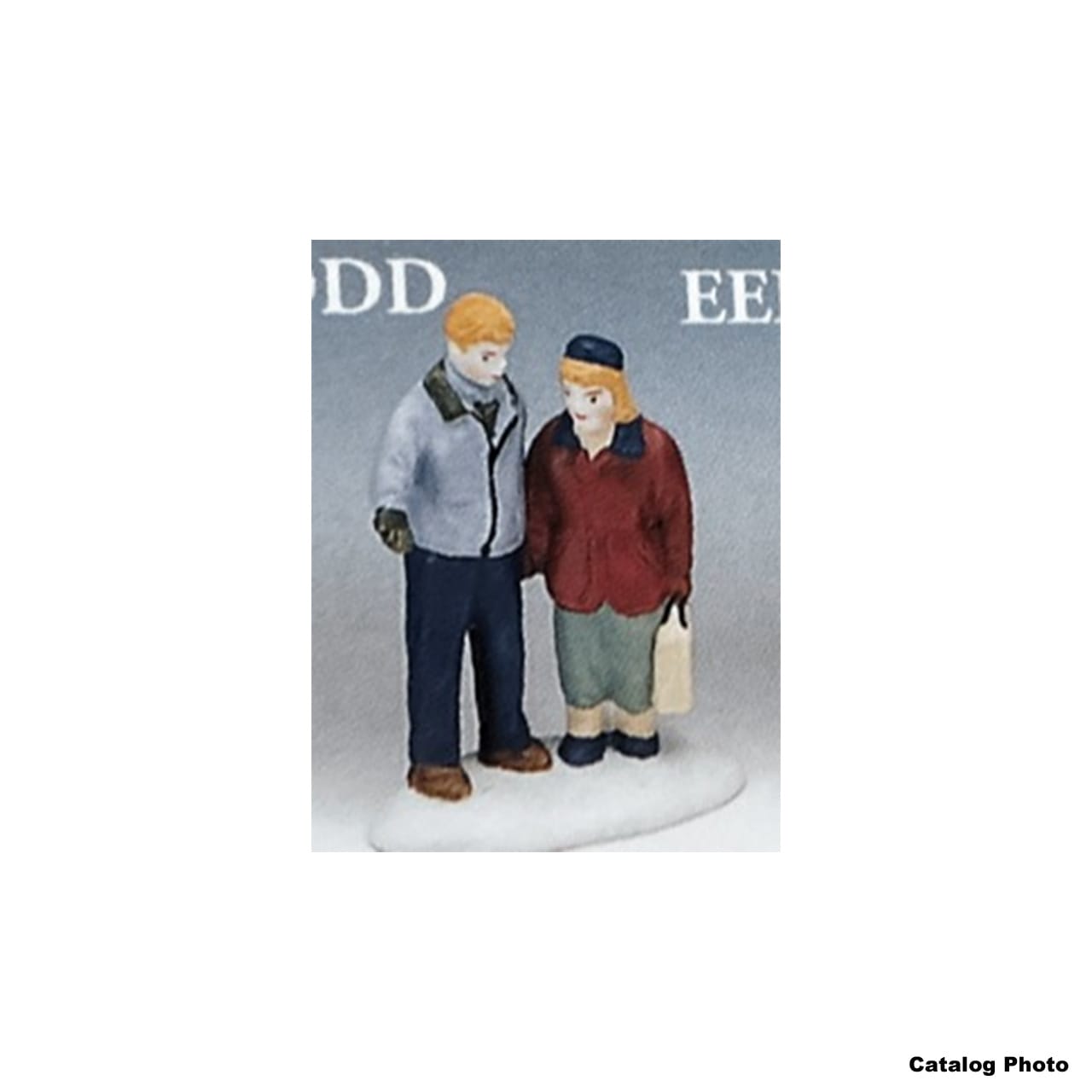 lemax-couple-shopping-miniatur-figur-weihnachten image 1