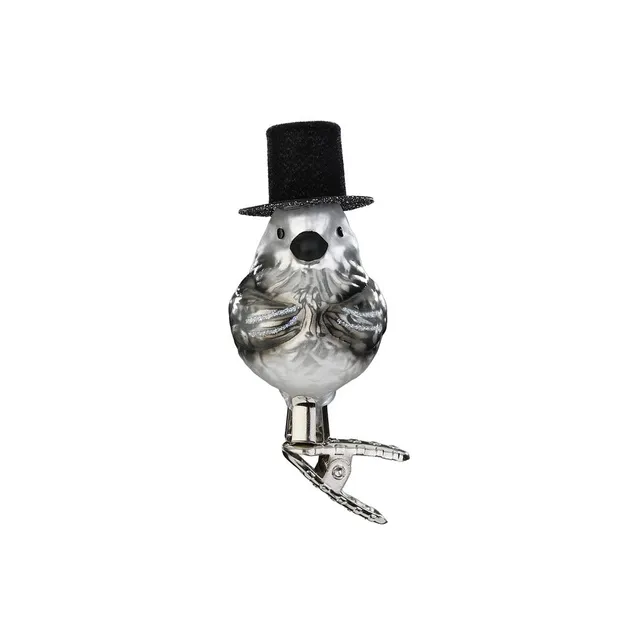 inge-glas-vogel-br-utigam-glasvogel-christbaumkugel-7-5-cm-grau image 1