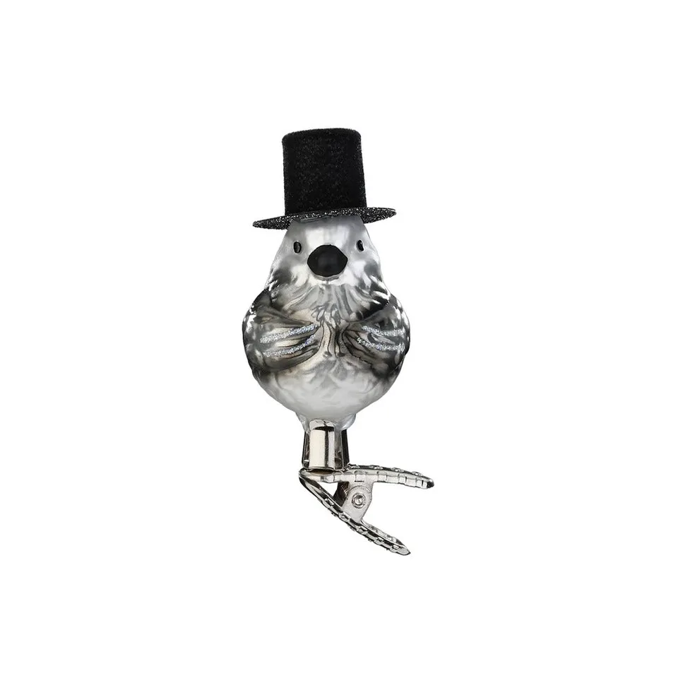 inge-glas-vogel-br-utigam-glasvogel-christbaumkugel-7-5-cm-grau image 1