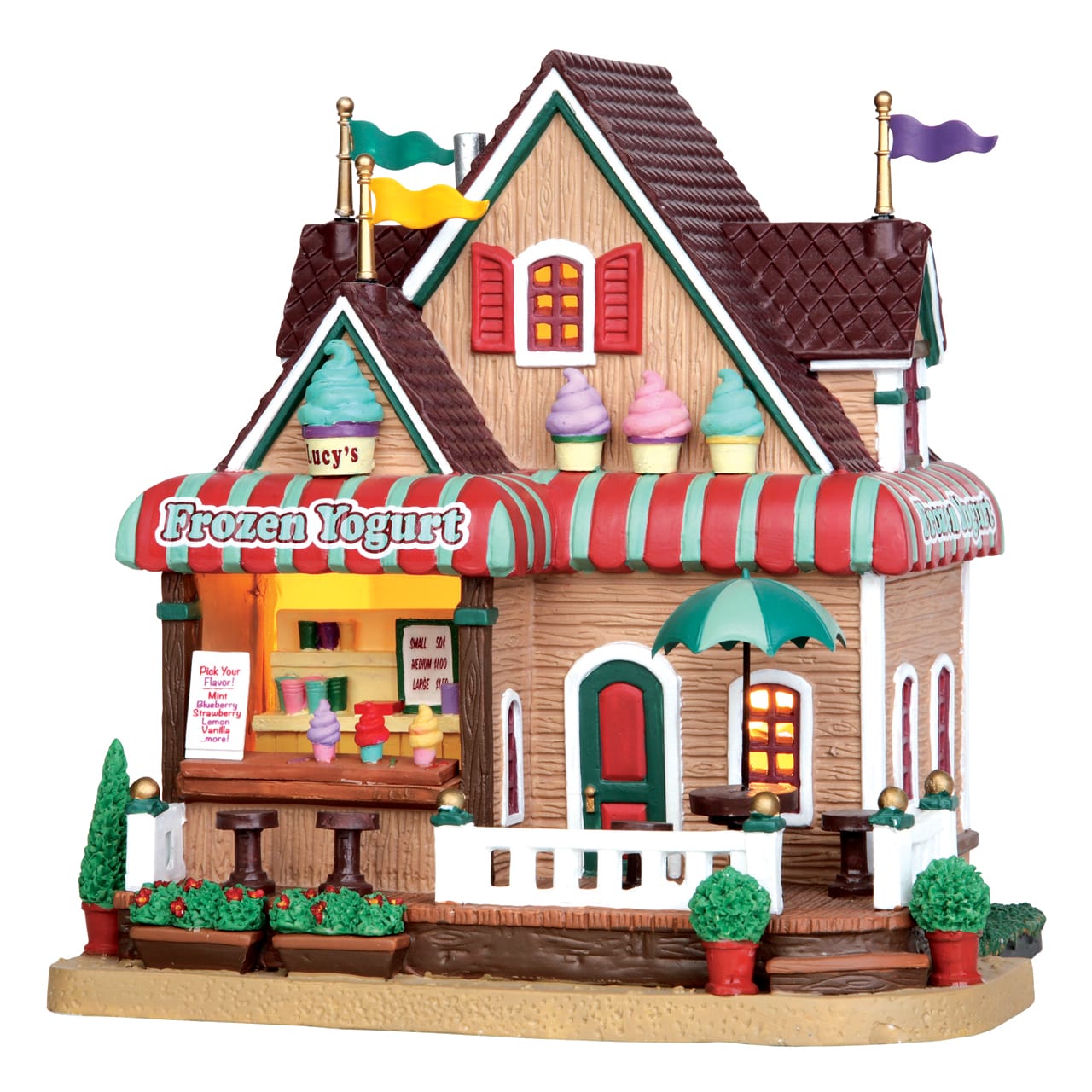 lemax-lucy-s-frozen-yogurt-weihnachtsdorf-shop-geb-ude image 1