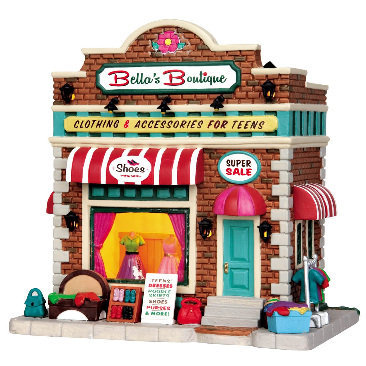 lemax-bella-s-boutique-weihnachts-miniaturhaus image 1