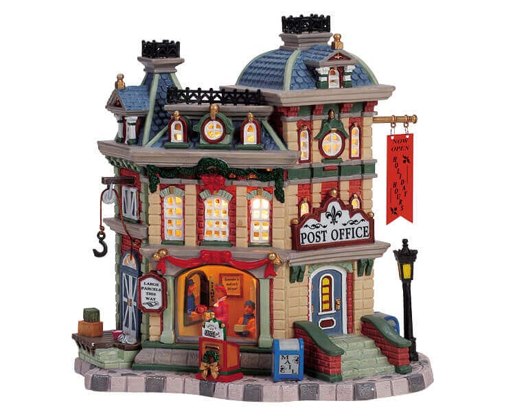 lemax-post-office-beleuchtetes-miniatur-postamt image 1