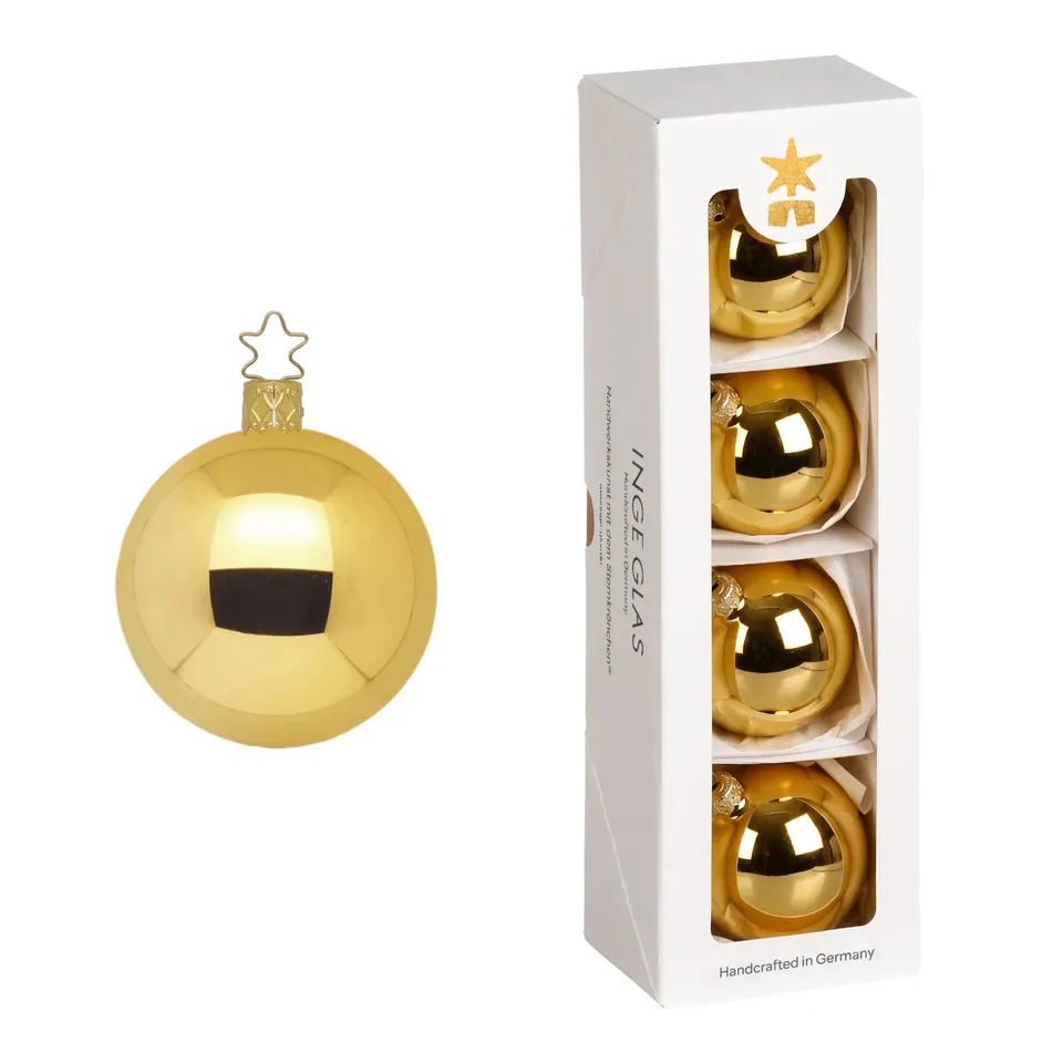 inge-glas-kugeln-christbaumkugeln-6-cm-inkagold-glanz image 1