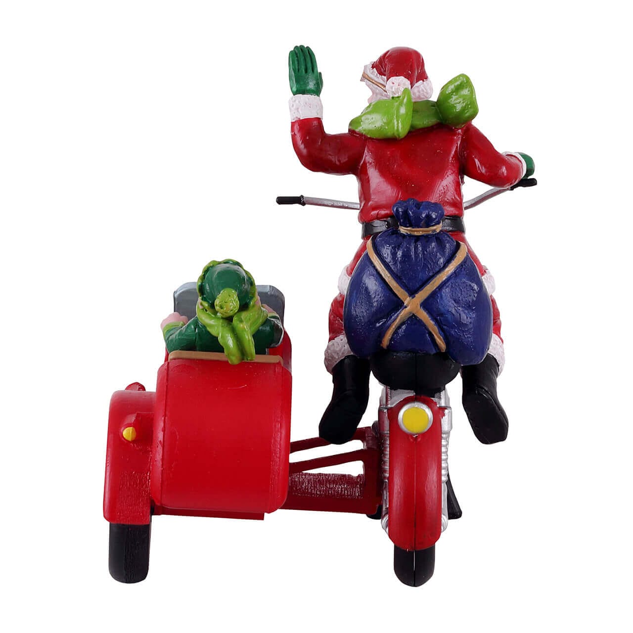 lemax-santa-express-santa-auf-motorrad-mit-beiwagen-elf image 3