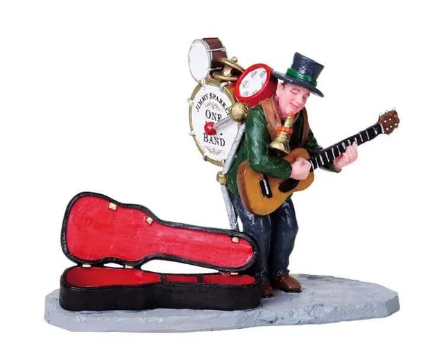 lemax-one-man-band-miniaturfigur image 1