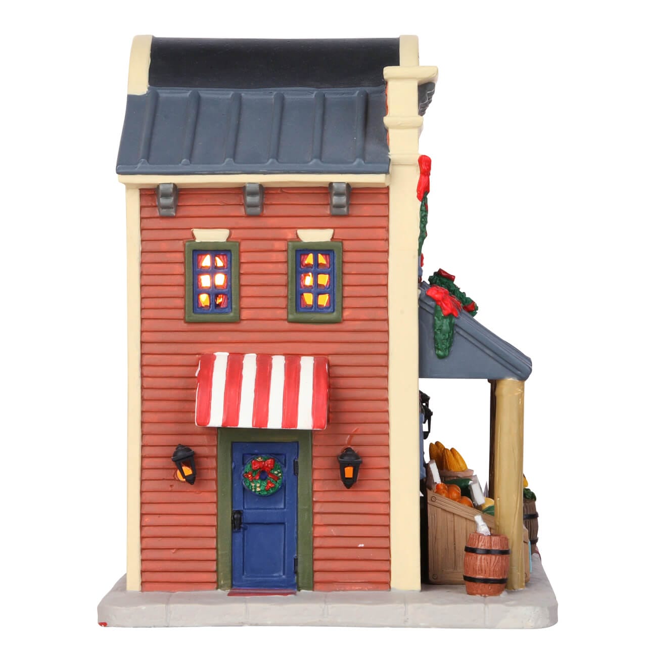 lemax-hattie-s-market-weihnachtsmarkt-geb-ude-miniatur image 3