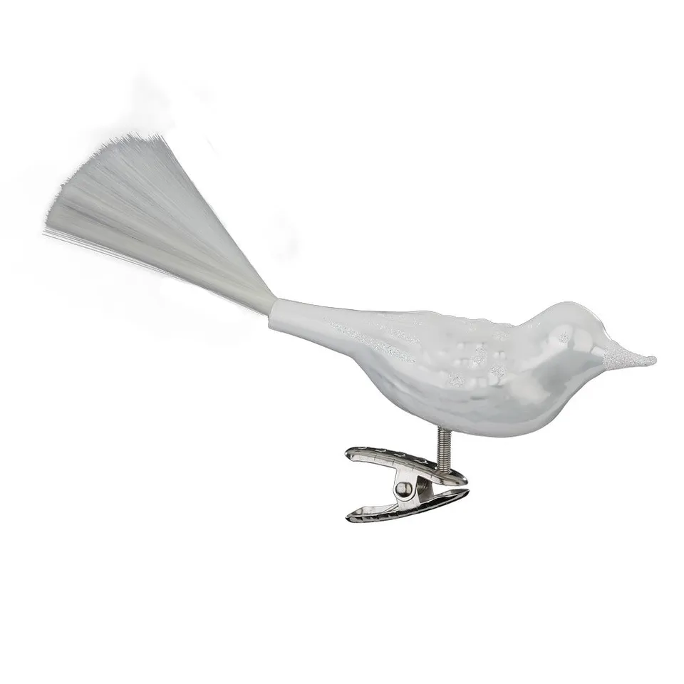 inge-glas-schneefeder-christbaumkugel-9-5-cm-wei image 1