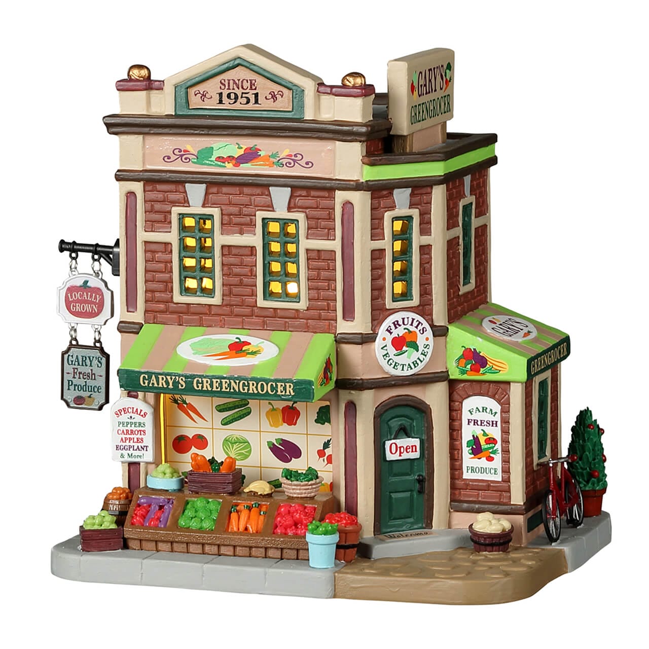 lemax-gary-s-greengrocer-caddington-gem-seladen image 1