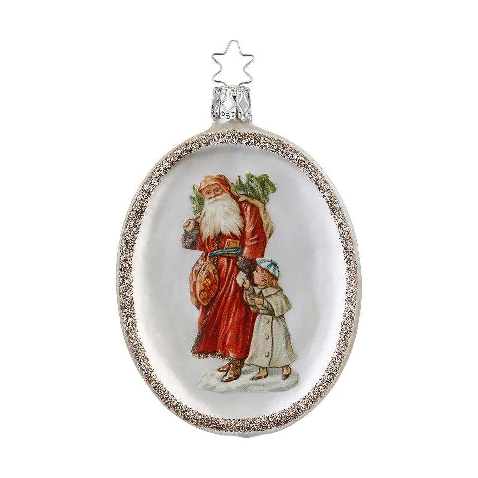 inge-glas-magische-festtage-christbaumkugel-11-cm-beige-creme image 1