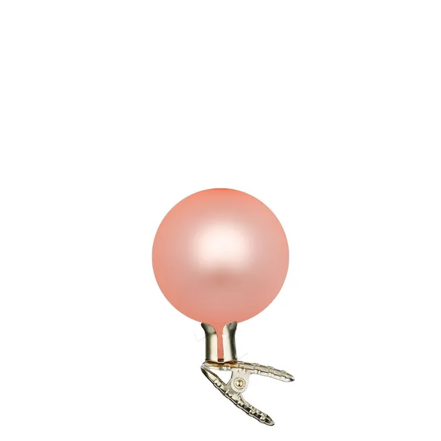 inge-glas-manufaktur-kugeln-auf-clip-apricot-matt-6-cm-christbaumkugeln-mit-clip image 1