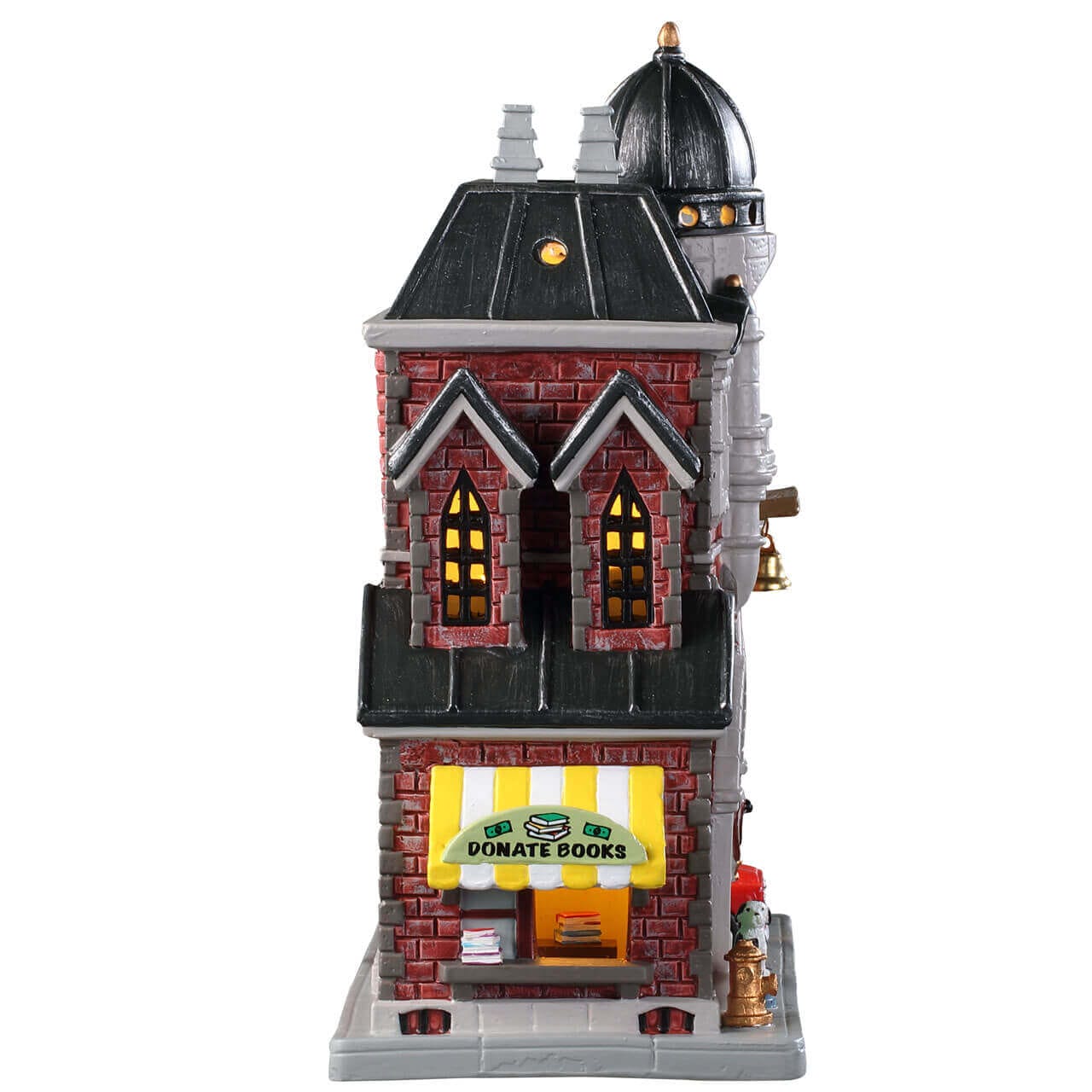 lemax-caddington-fire-brigade-feuerwehrhaus-weihnachtsdorf image 3