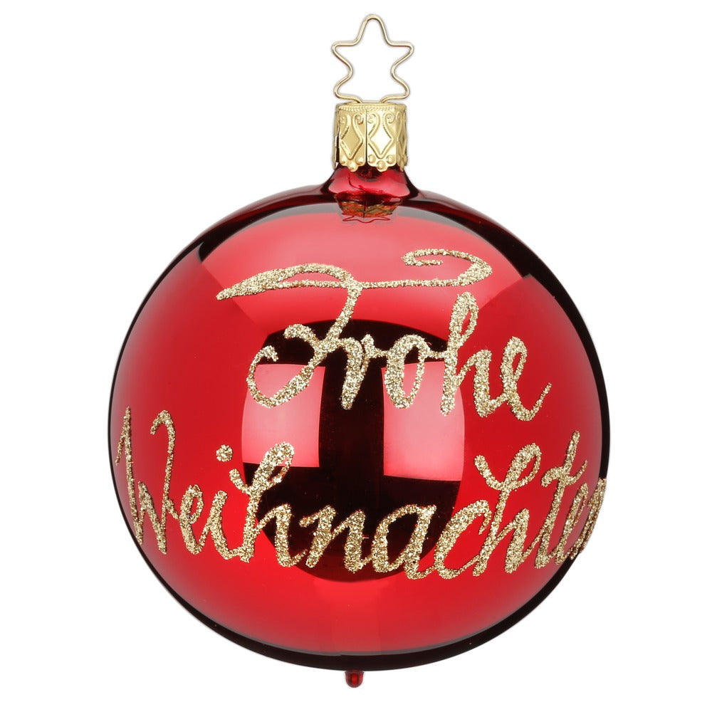 inge-glas-frohe-weihnachten-8-cm-rote-glas-christbaumkugel image 1