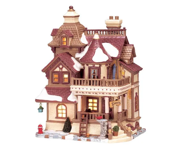 lemax-slater-s-house-beleuchtetes-weihnachtshaus image 1