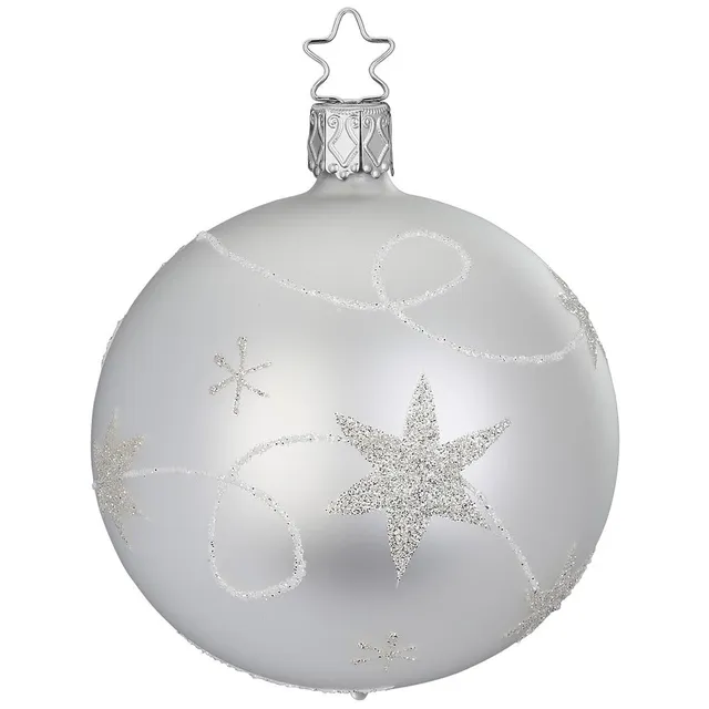 inge-glas-sternenband-christbaumkugel-aus-glas-10-cm image 1