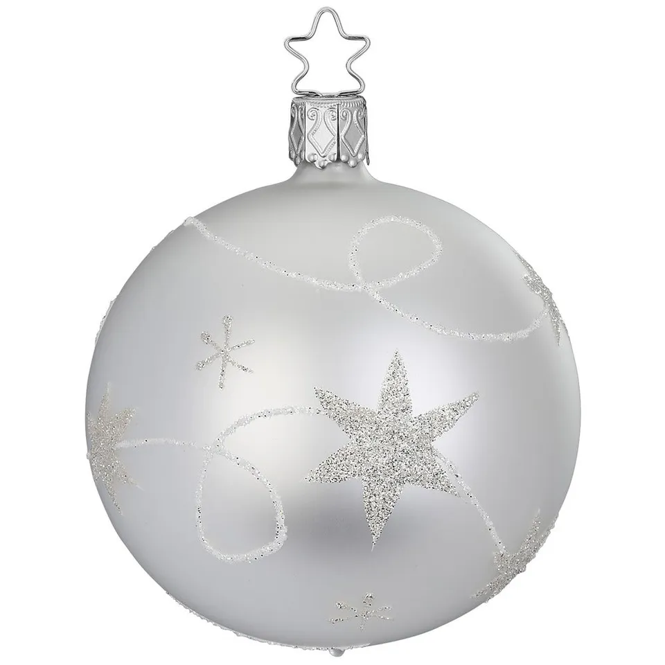 inge-glas-sternenband-christbaumkugel-aus-glas-10-cm image 1