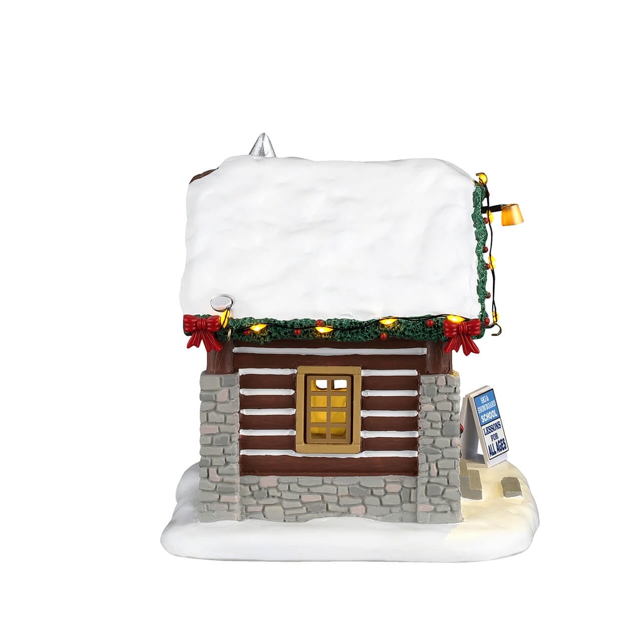 lemax-ski-snowboard-school-vail-village-skischule-miniaturhaus image 2