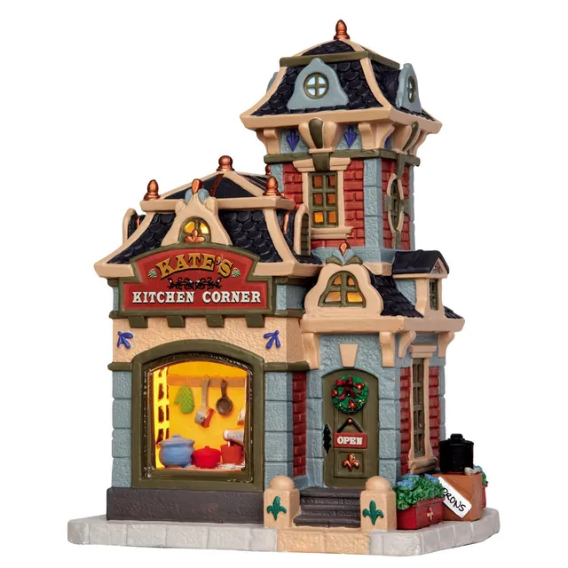 lemax-caddington-kate-s-kitchen-corner-k-chen-diorama-f-r-weihnachtsd-rfer image 1