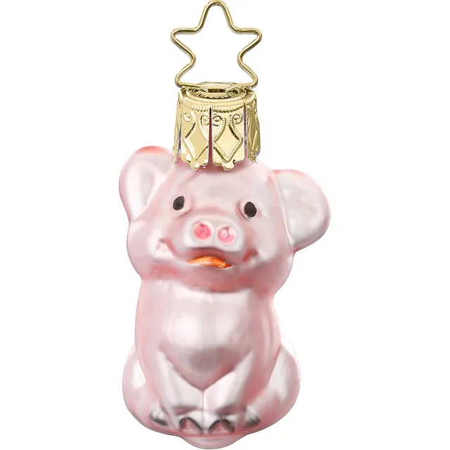 inge-glas-mini-schwein-christbaumkugel-5-cm-rosa image 1