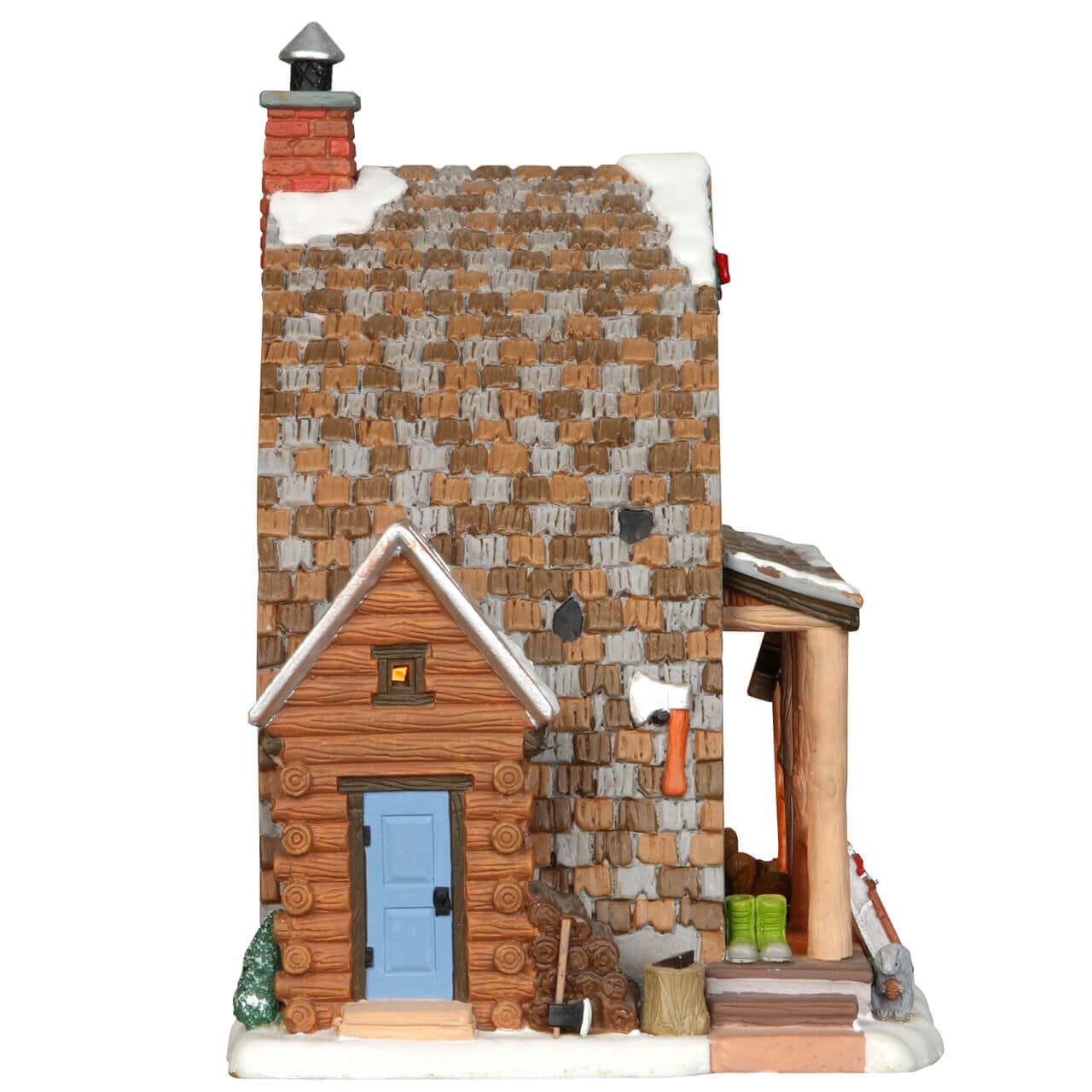 lemax-mallard-bay-cabin-beleuchtetes-weihnachtsdorf-haus image 2