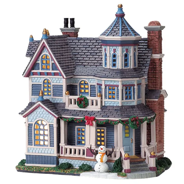 lemax-parker-house-miniatur-wohnhaus image 1