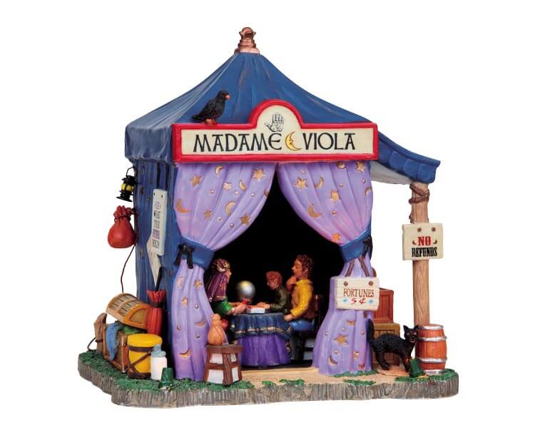 lemax-madame-viola-s-tent-zelt-miniatur-f-r-jahrmarkt-dorf image 1