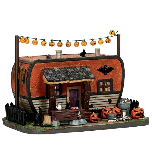 lemax-creepy-camper-beleuchteter-spooky-town-wohnwagen image 1