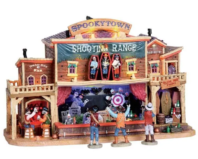 lemax-spookytown-shooting-range-halloween-miniaturgeb-ude image 1
