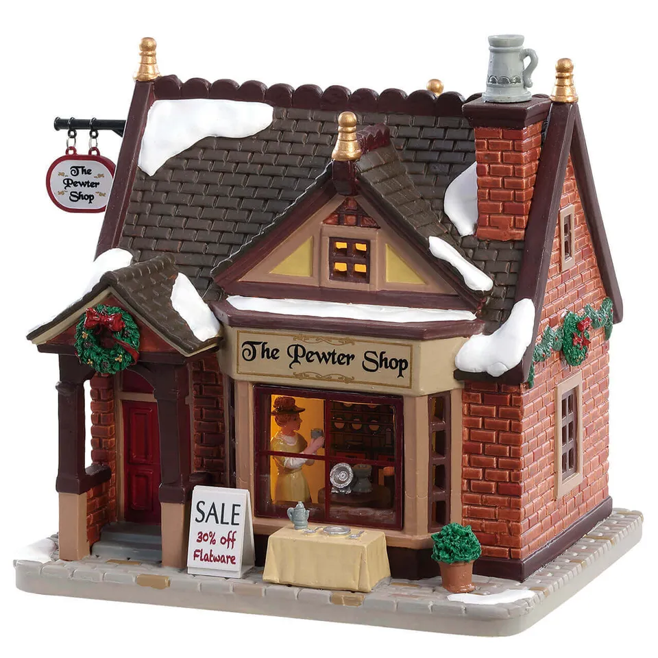 lemax-the-pewter-shop-miniaturgeb-ude image 1