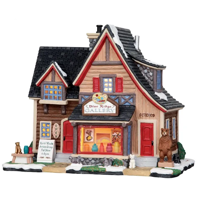 lemax-blue-ridge-gallery-beleuchtetes-weihnachtshaus image 1