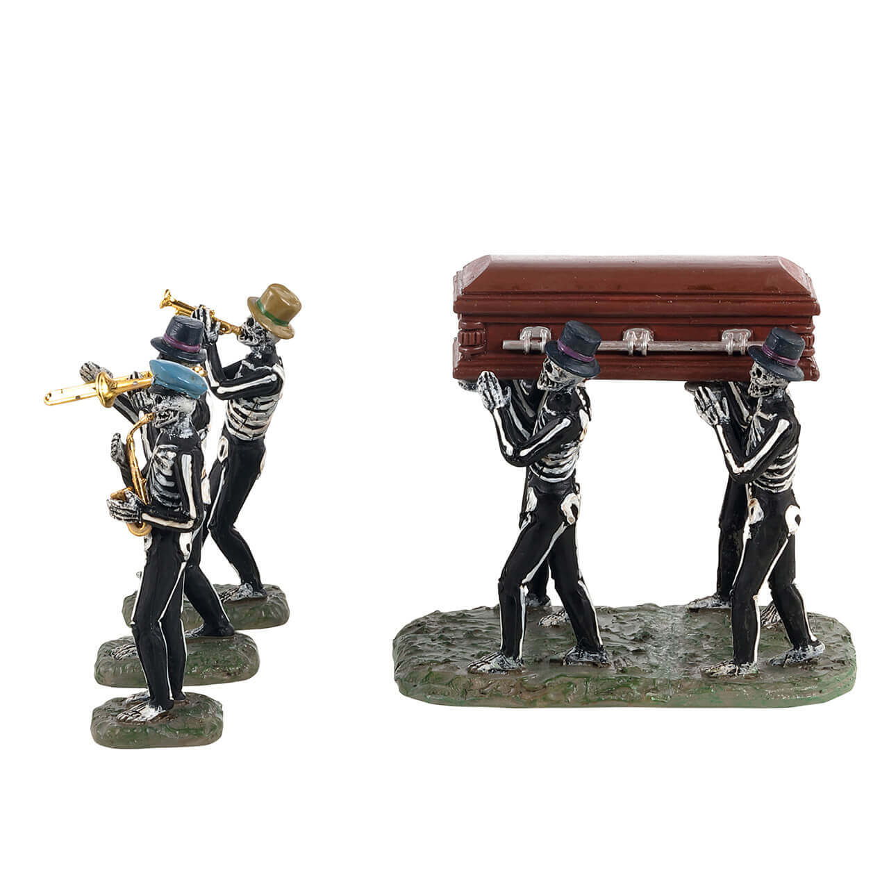 lemax-jazz-funeral-spooky-town-4-teiliges-skelett-set image 3