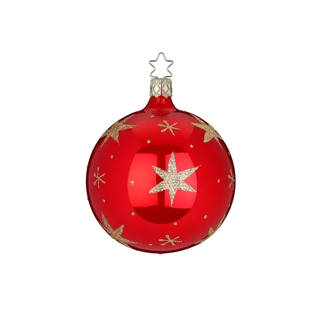 inge-glas-sternenlicht-christbaumkugel-6-cm-rot-2 image 1
