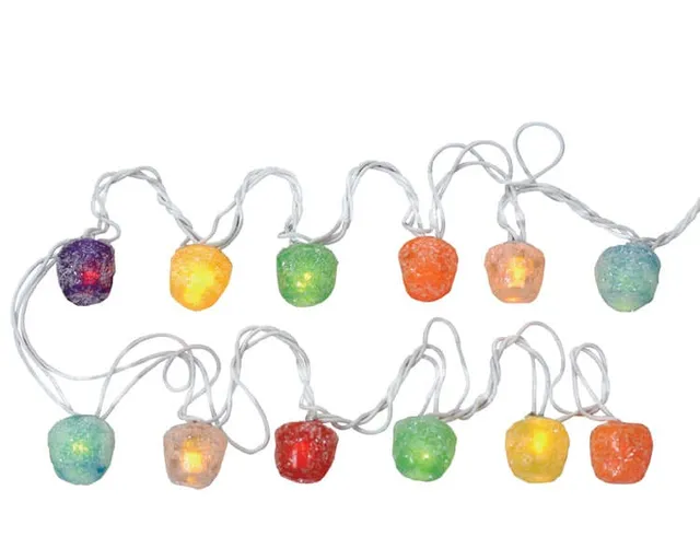 lemax-12-lighted-gumdrop-string-mini-lichterkette image 1