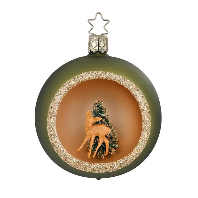 inge-glas-waldidylle-christbaumkugel-aus-glas-8-cm-gr-n image 1