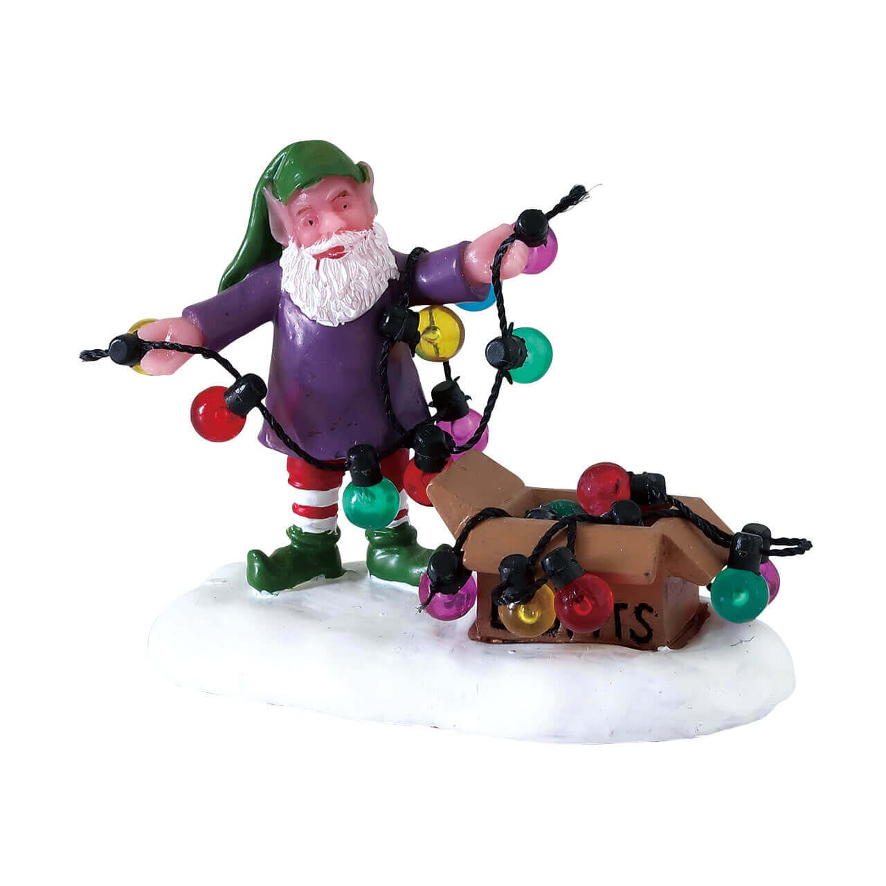 lemax-untangling-the-lights-miniatur-figur-santa-s-wonderland image 1