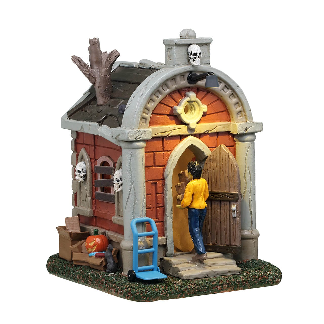 lemax-crypt-move-in-spooky-town-miniatur-figur image 1
