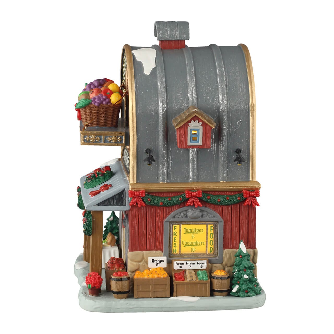 lemax-nathan-s-naturals-market-beleuchtetes-miniatur-geb-ude-harvest-crossing image 3