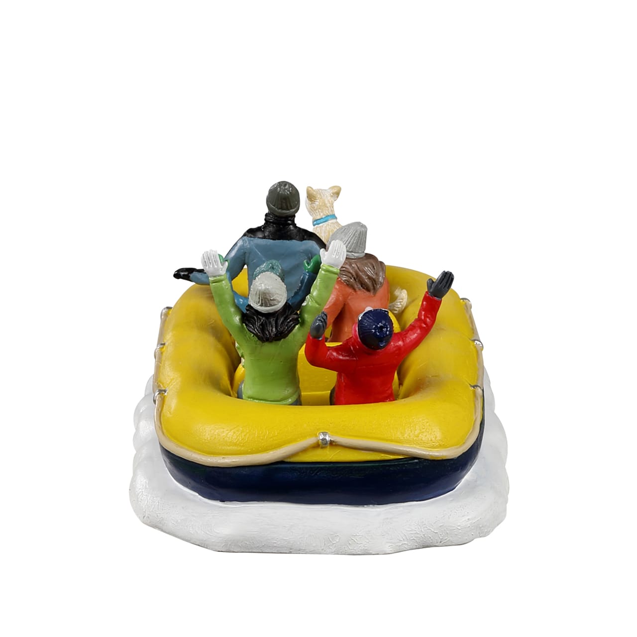 lemax-snow-rafting-vail-village-miniatur-figurengruppe image 2