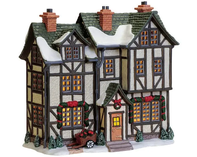 lemax-the-old-hall-beleuchtetes-weihnachtsdorf-haus image 1