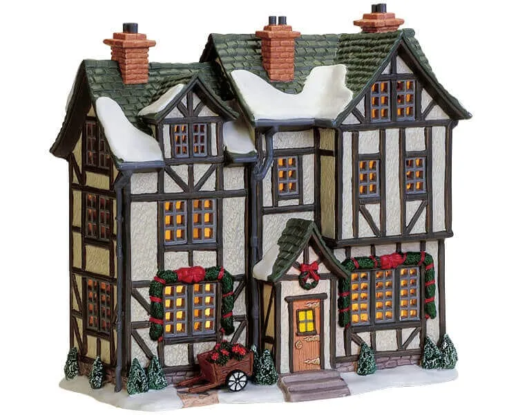 lemax-the-old-hall-beleuchtetes-weihnachtsdorf-haus image 1