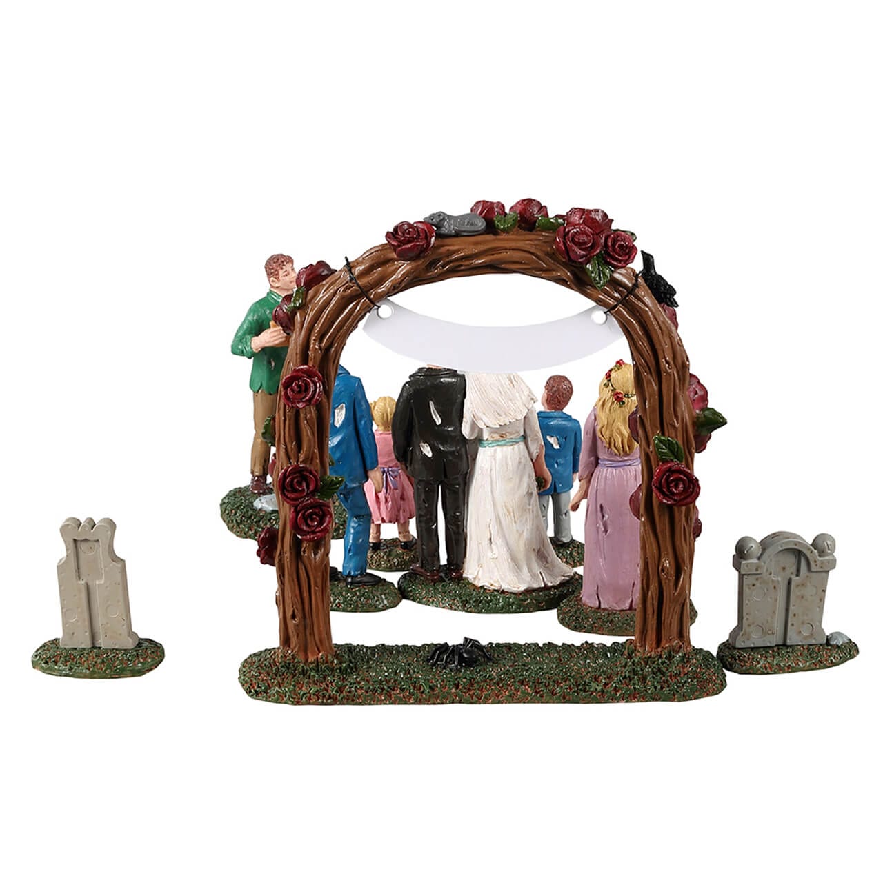 lemax-zombie-wedding-party-spooky-town-figuren-set image 4