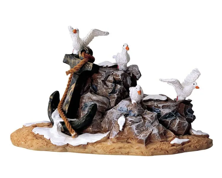 lemax-gull-landing-weihnachtsfigur-miniwelt image 1
