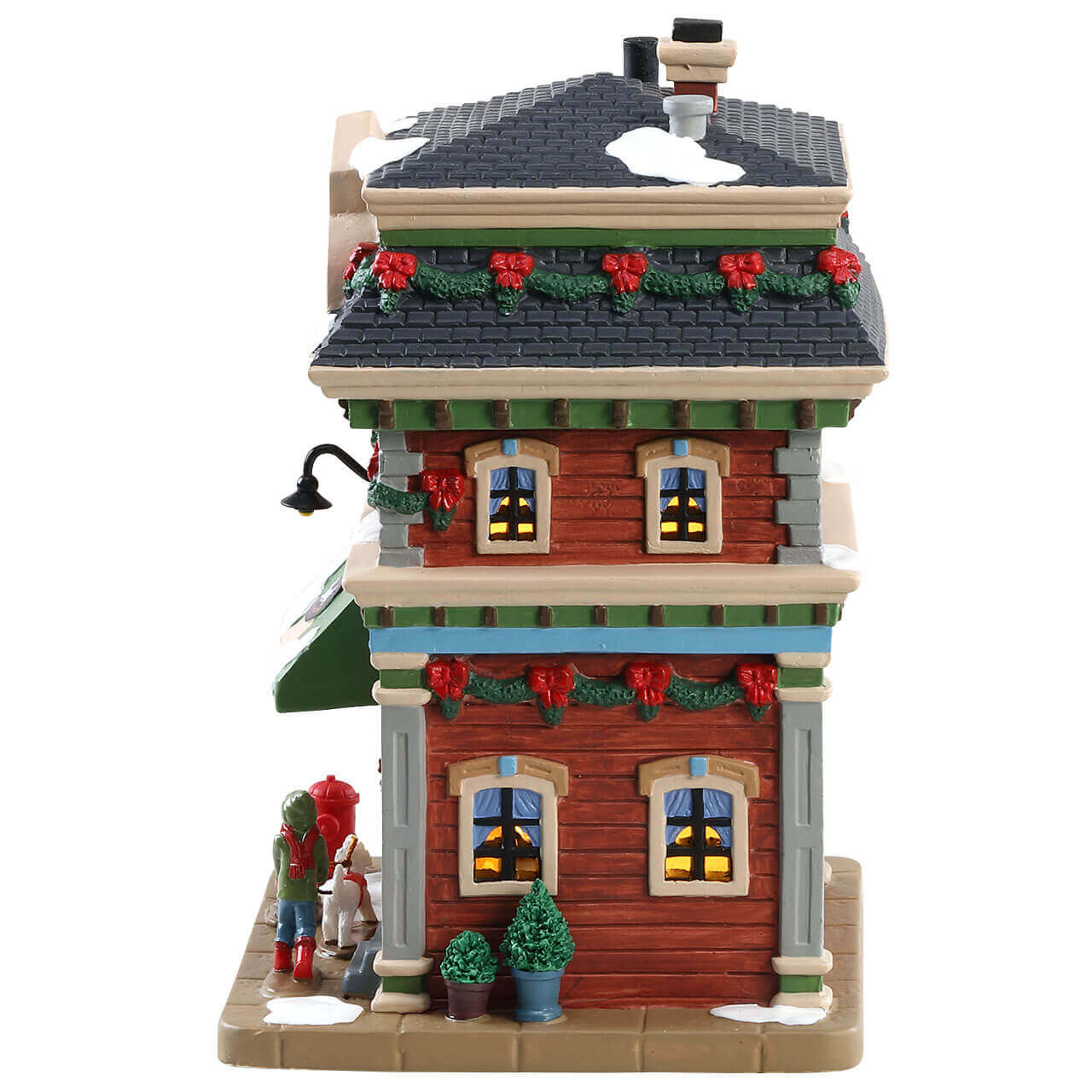 lemax-dog-walking-agency-beleuchtetes-miniaturhaus image 2