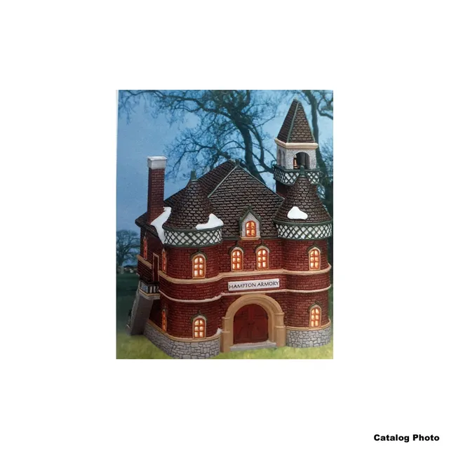 lemax-hampton-armory-beleuchtetes-weihnachtshaus image 1