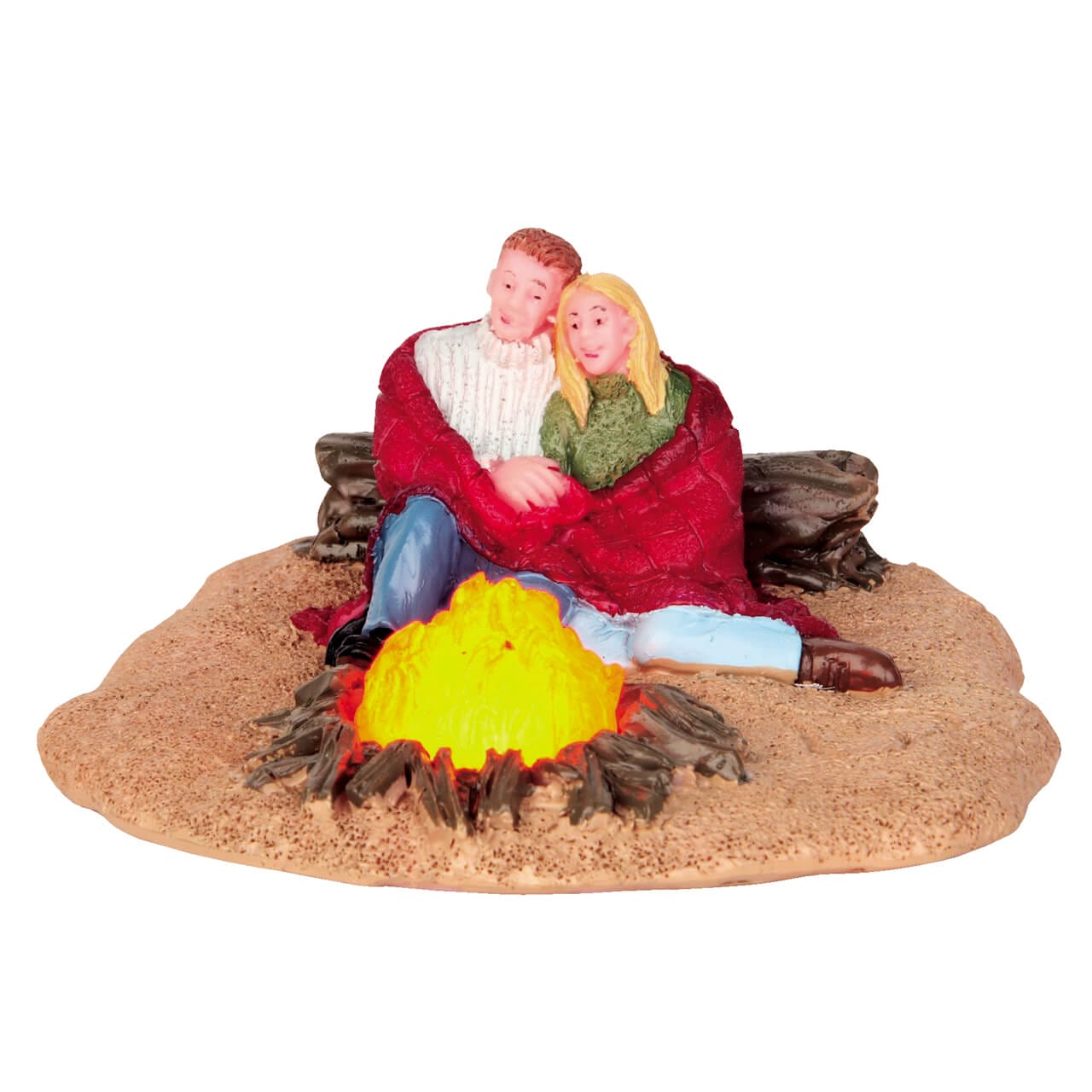 lemax-romantic-campfire-szene-lagerfeuer-figuren image 1