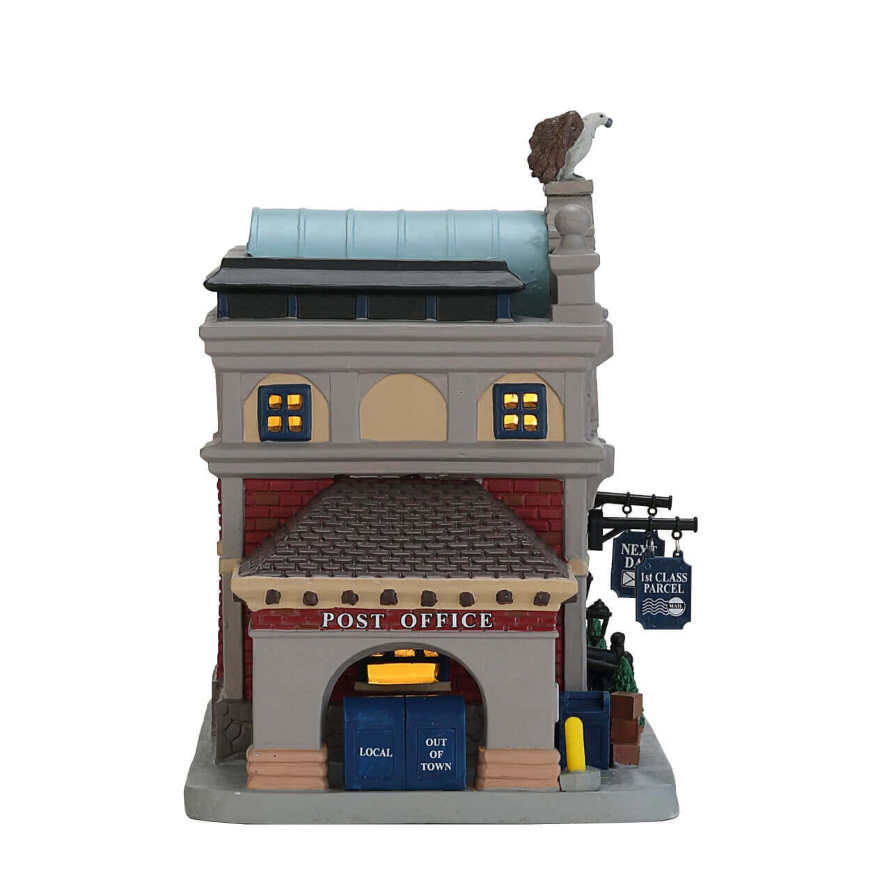 lemax-harvest-crossing-post-office-miniatur-postamt-erntedorf image 3