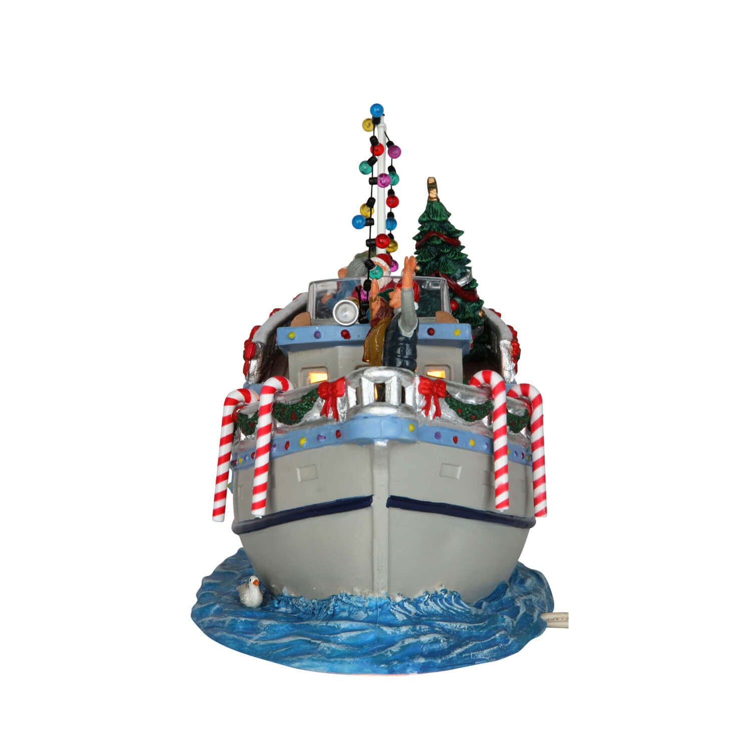lemax-the-yule-tide-yacht-miniatur-szene image 3